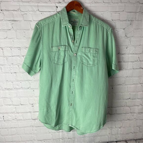 Tommy Bahama Jeans Island Crafted Button Down Small - Picture 1 of 6